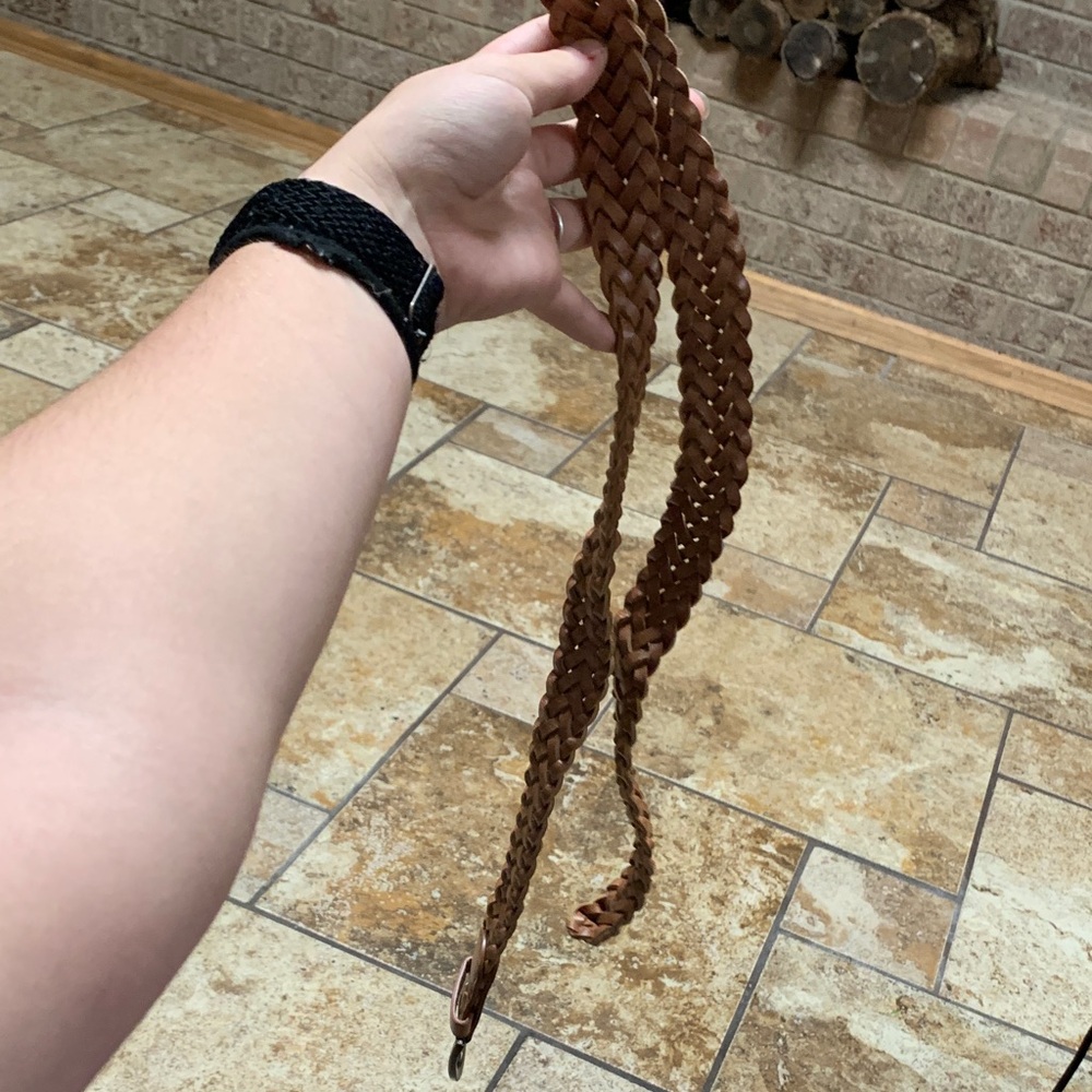 Braided Brown Belt
